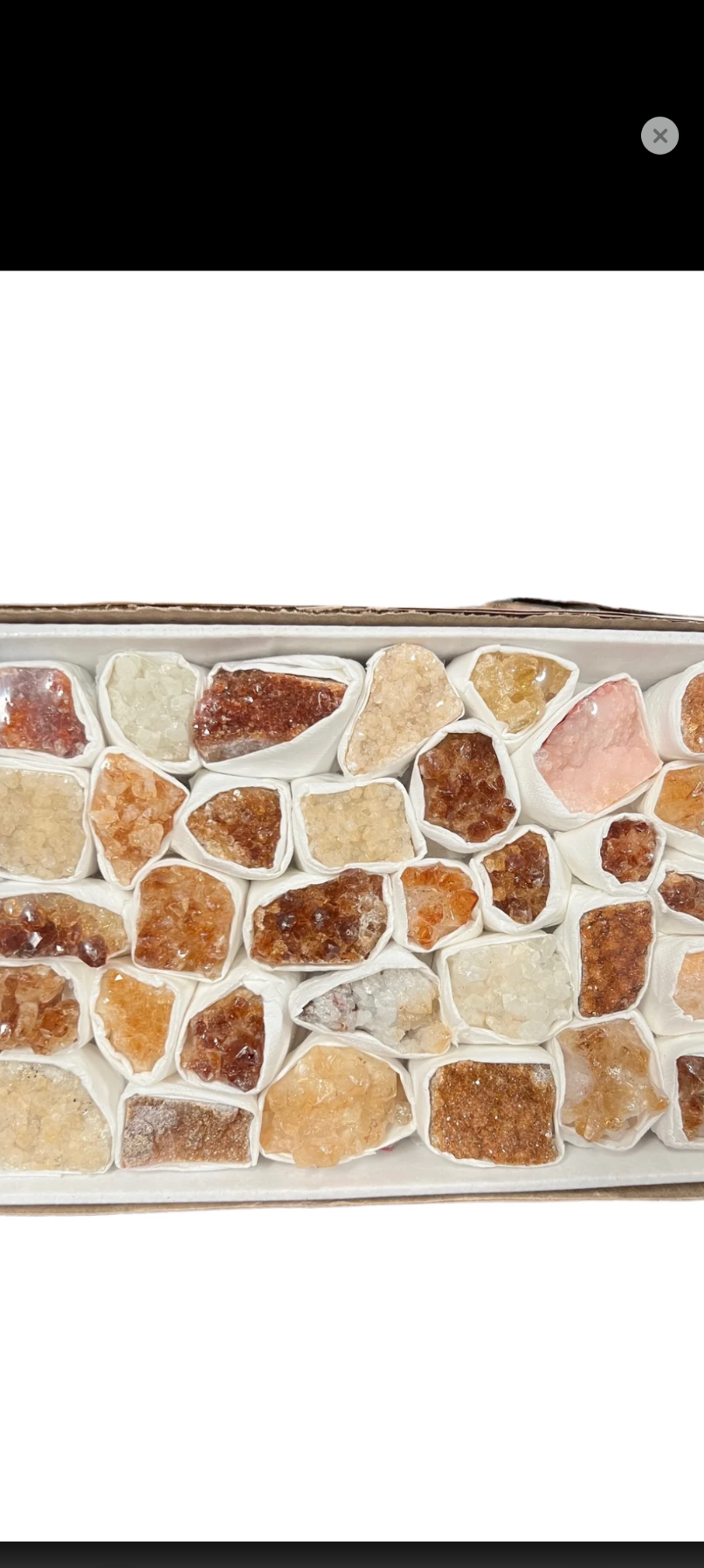 Citrine crystals